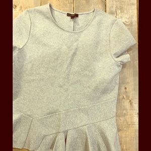 JCrew peplum blouse Size M